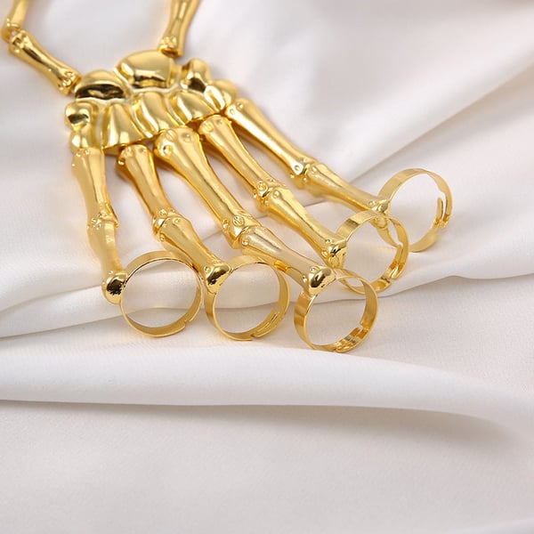 Skull Skeleton Hand Bracelet