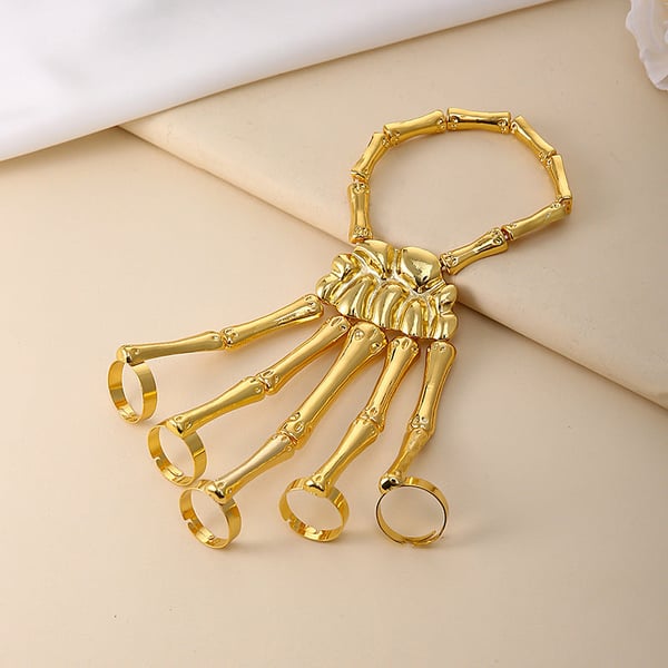 Skull Skeleton Hand Bracelet
