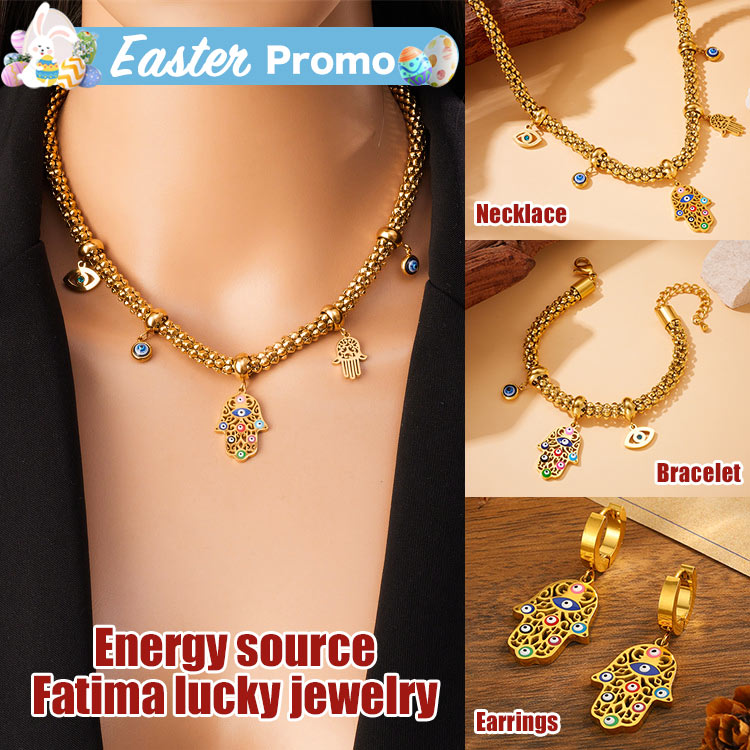 Marys Month promotions - Fatima lucky jewelry set, a combination of luck and wealth, guarding you every day