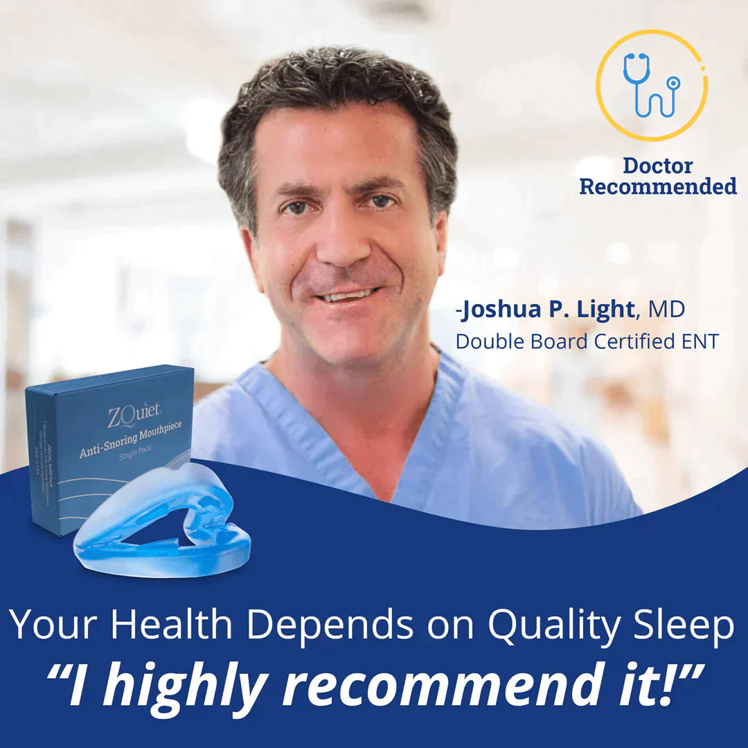 ZQuiet Anti-Snoring Mouthpiece 2-Size Starter Pack