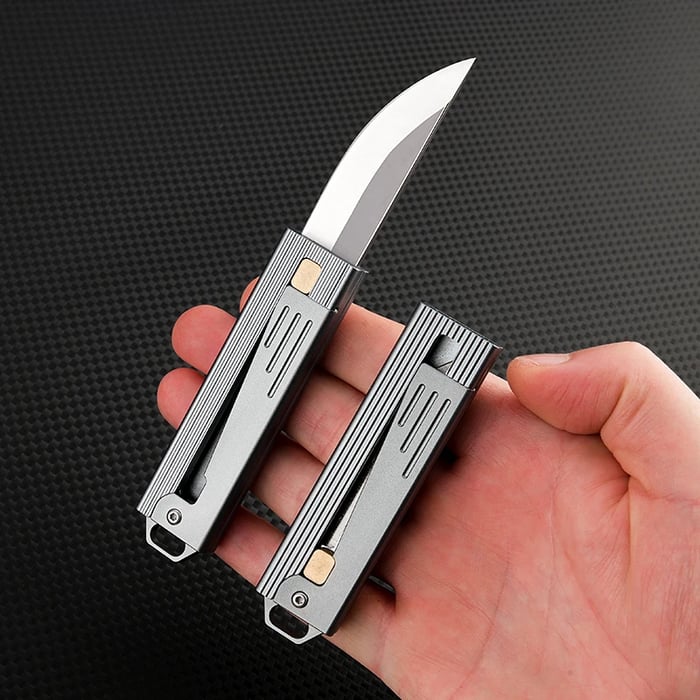 D2 steel gravity pocket knife【🎌From japan🎌】