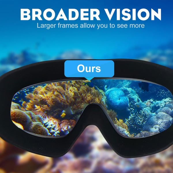 No Leaking Swim Glasses for Men/Women/Youth【😍Wear it, the whole river you are the most handsome!】