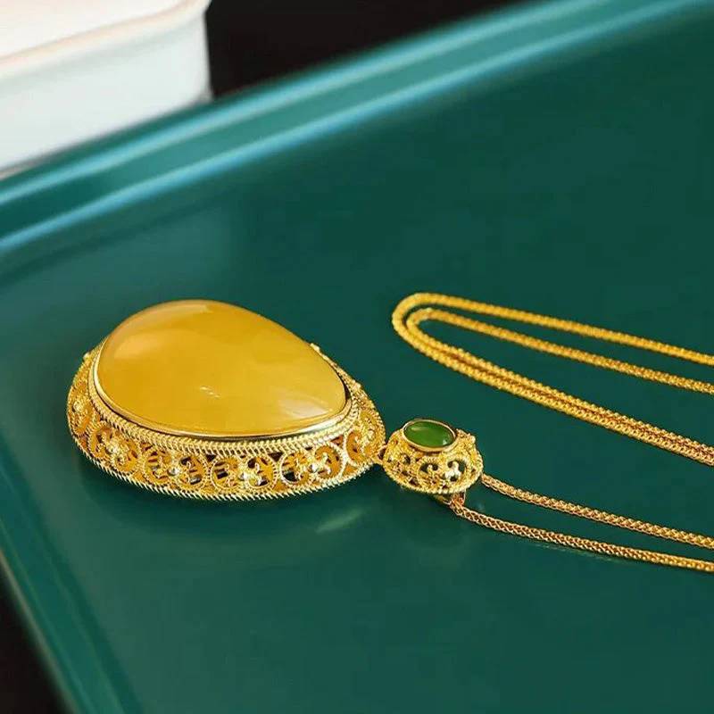 🔥49% OFF🔥 Elegant Lucky Flower Pendant Necklace