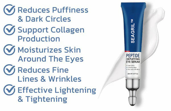 Early Father's Day Promotion 🔥 Seagril™ PEPTIDE Depuffing Eye Serum 🔥 LAST DAY SALE 80% OFF 🔥