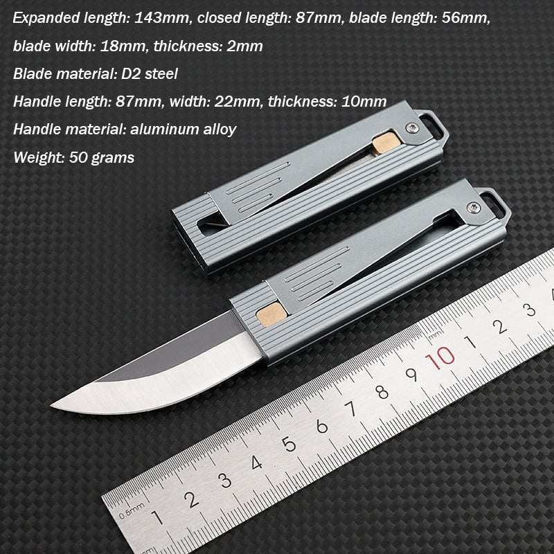 D2 Steel Gravity pocket knife Sharp mechanical knife
