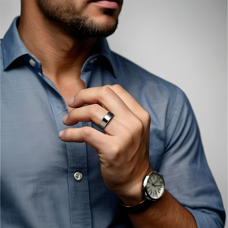 AuraFlow™ Ring - A seamless flow of energy and harmony