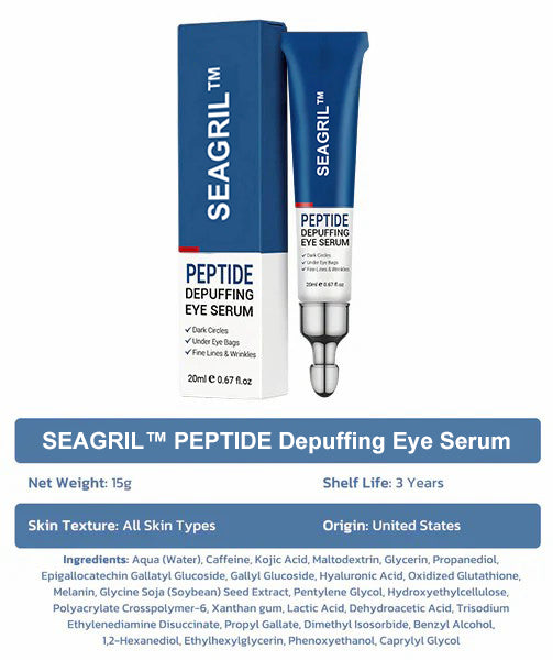 Early Father's Day Promotion 🔥 Seagril™ PEPTIDE Depuffing Eye Serum 🔥 LAST DAY SALE 80% OFF 🔥