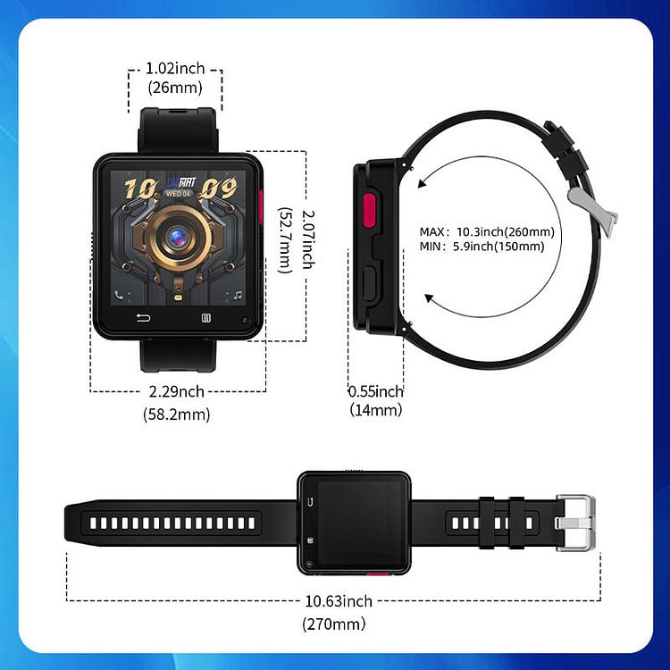 Fashion Sports Smart Watch with Dual Cameras🔥LAST DAY Promotion 45% OFF🔥