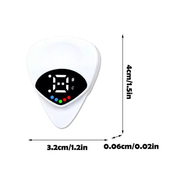 ✨2-in-1 Guitar Picks-Acoustic Guitar Tuner