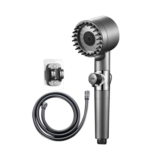 4-in-1 Multifunctional Massage Shower Head: High Pressure, Adjustable Modes, One Button Adjustment,With Filter