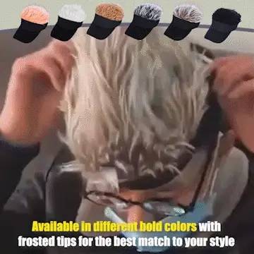 Hair Sun Visor Cap