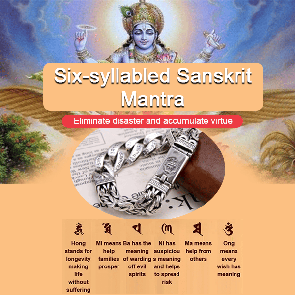 💲💲💲Vishnu blessing spells💸💸💸Six-syllabled Vishnu Lucky Bracelet