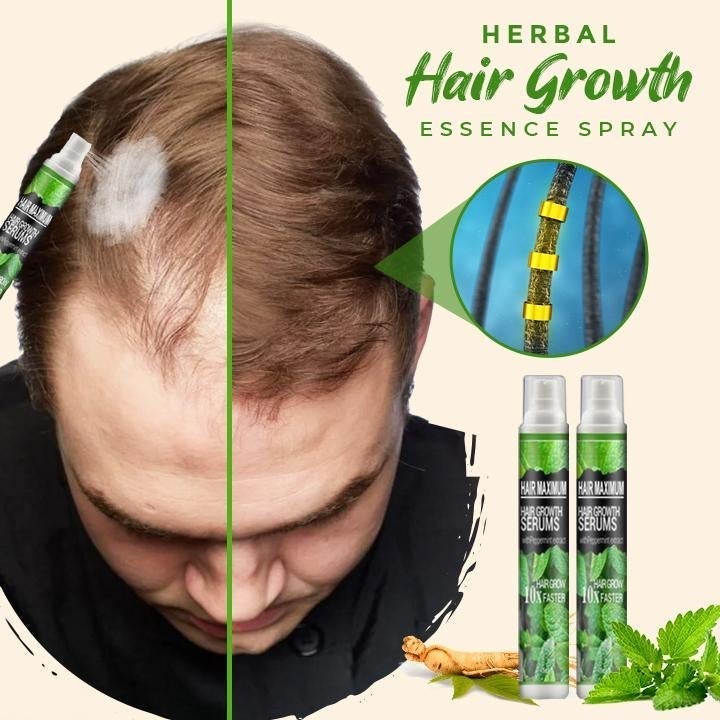 Herbal Hair-Growth Essence Spray【INCOD + Local Stock (Express 3 Day Delivery)】