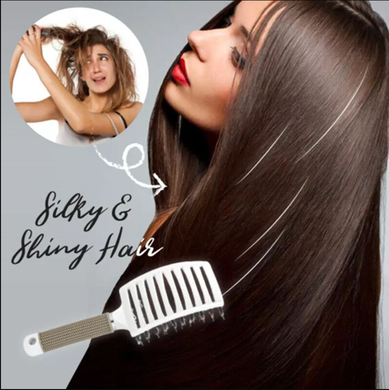 DETANGLER BRISTLE NYLON HAIRBRUSH 🔥【3 Day Delivery&Cash on delivery-HOT SALE-49%OFF🔥🔥🔥】