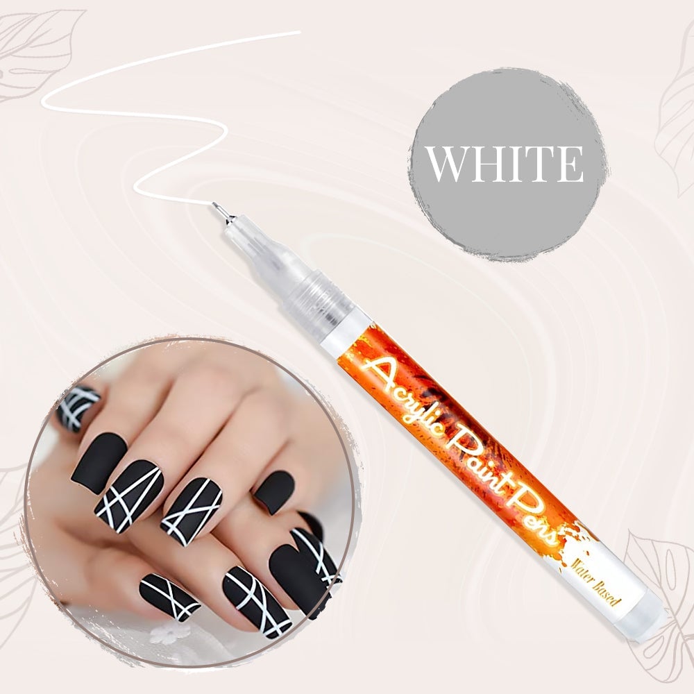 Ultra Thin Curve Manicure Felt Pen【INCOD + Local Stock (Express 3 Day Delivery)】