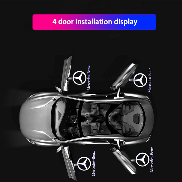 Welcome LED Car Logo Lights Fit for All Model【INCOD + Local Stock (Express 3 Day Delivery)】