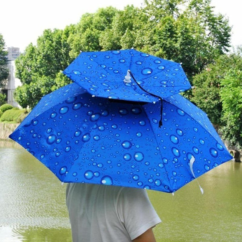 Outdoor Double Layer Umbrella Hat【HOT SALE-49%OFF🔥】