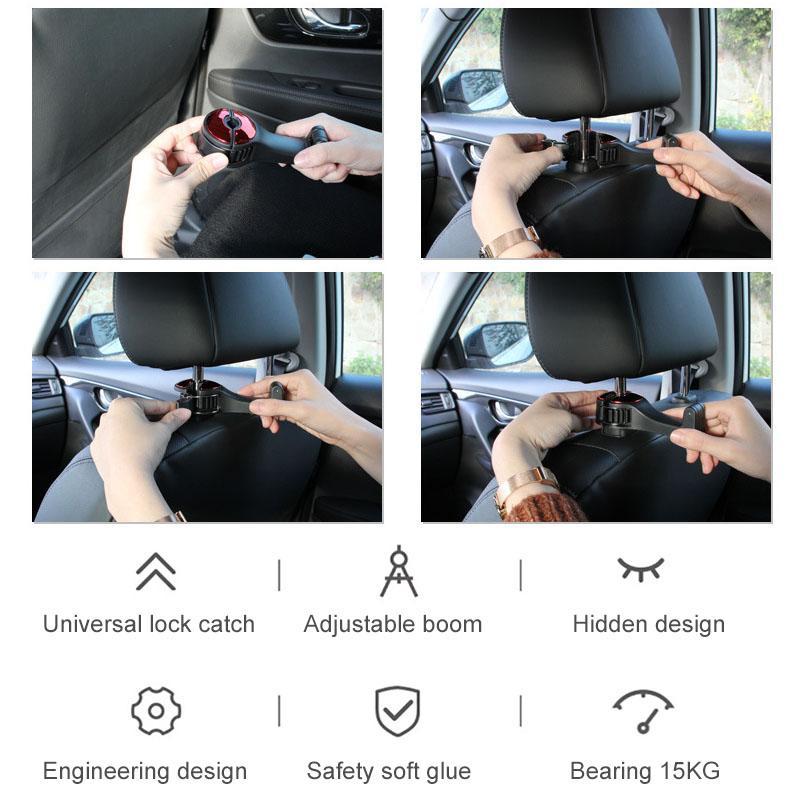 Headrest Bracket Car Hook【HOT SALE-49%OFF🔥🔥🔥🔥🔥】