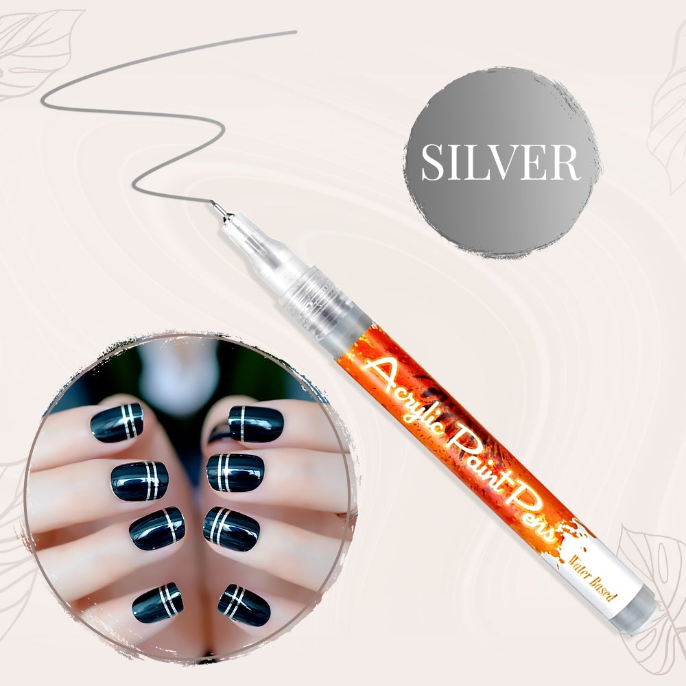 Ultra Thin Curve Manicure Felt Pen【INCOD + Local Stock (Express 3 Day Delivery)】