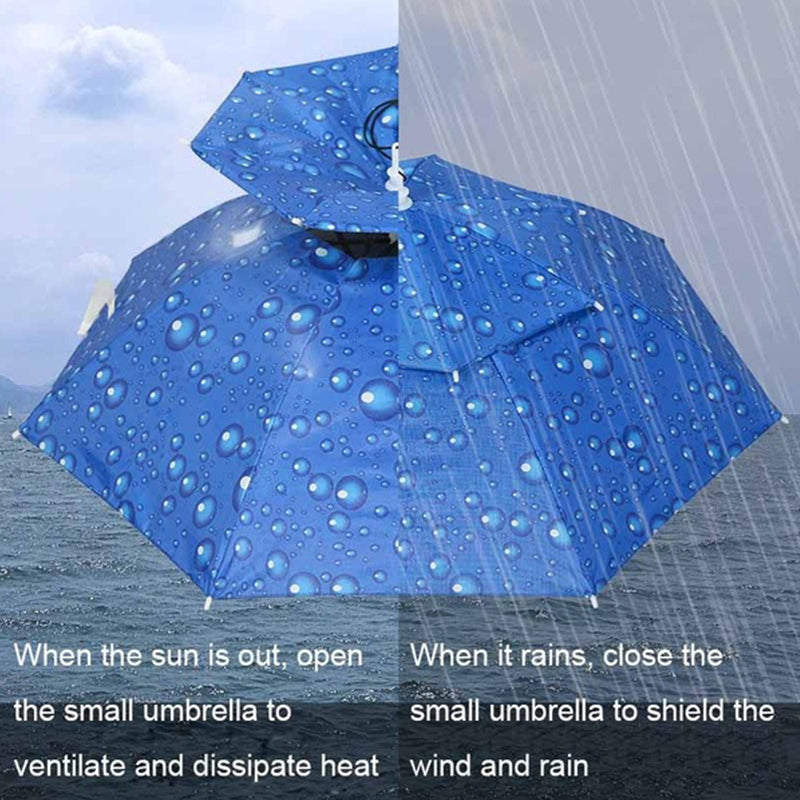 Outdoor Double Layer Umbrella Hat【HOT SALE-49%OFF🔥】