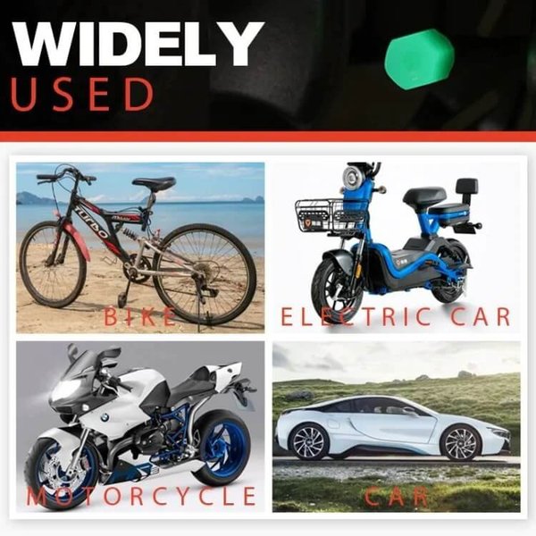 UNIVERSAL FLUORESCENT CAR TIRE VALVE CAPS【HOT SALE-49%OFF🔥🔥🔥🔥🔥】