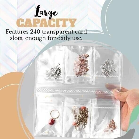 Transparent Jewellery Storage Book Set【HOT SALE-49%OFF🔥🔥🔥】