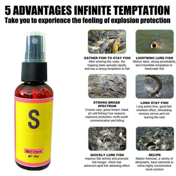 🔥🔥New Natural bait Scent Fish Attractants for Baits - For all types