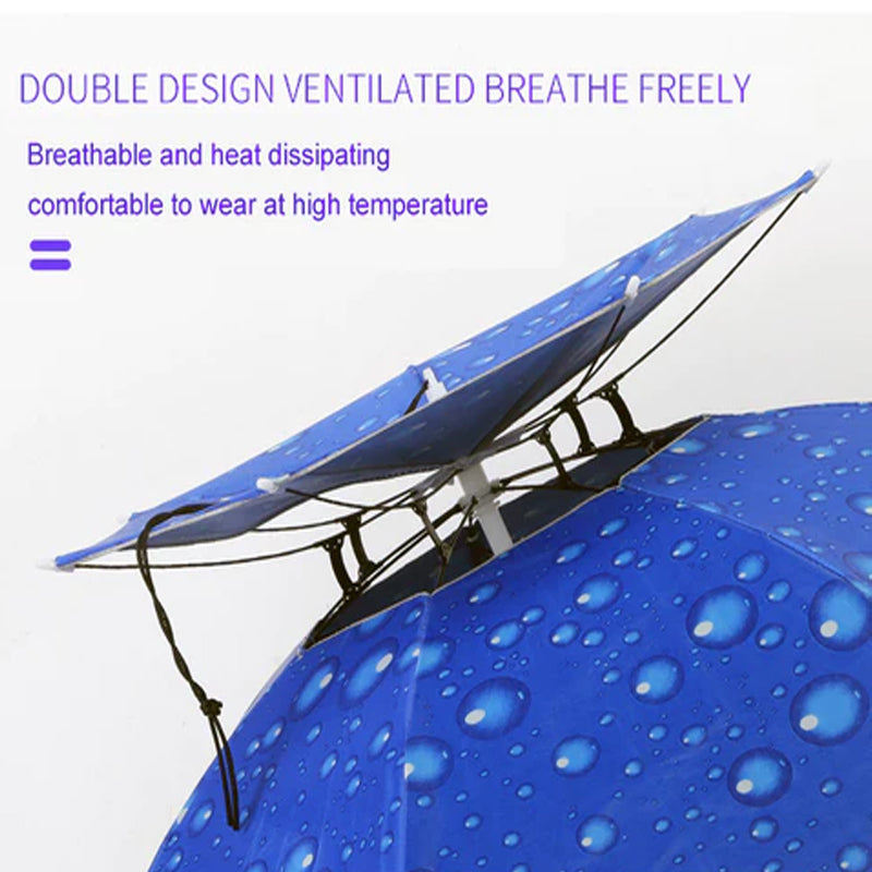 Outdoor Double Layer Umbrella Hat【HOT SALE-49%OFF🔥】