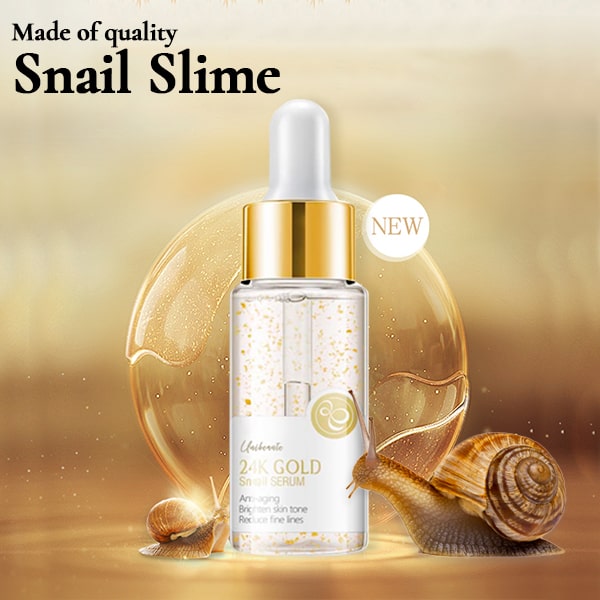 Unibeaute™ 24K Gold Wrinkle-refining Snail Serum【HOT SALE-49%OFF🔥🔥🔥】