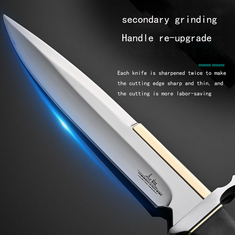 Sharp High Hardness Outdoor Survival Knife Cold Weapon Straight Knife .