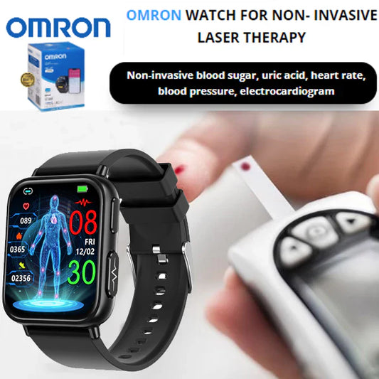 Newest Upgrade OMRON®GT5Pro Blood Pressure Monitoring Watch With Blood Glucose ECG Heart Rate Health Fitness Tracker 2024