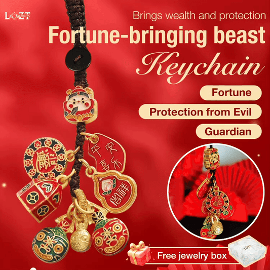 Valentines Day Promotion - Buy One Get One Free - Fortune-bringing beast keychain - Brings wealth and peace