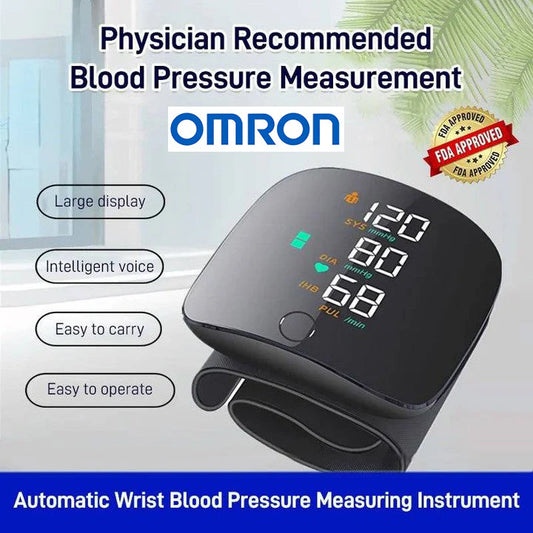 India Station🔥Omron Automatic Wrist Blood Pressure Measuring Instrument