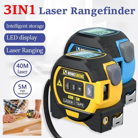 🎉 3-In-1 Infrared Laser Tape Measuring (Imperial & Metric)