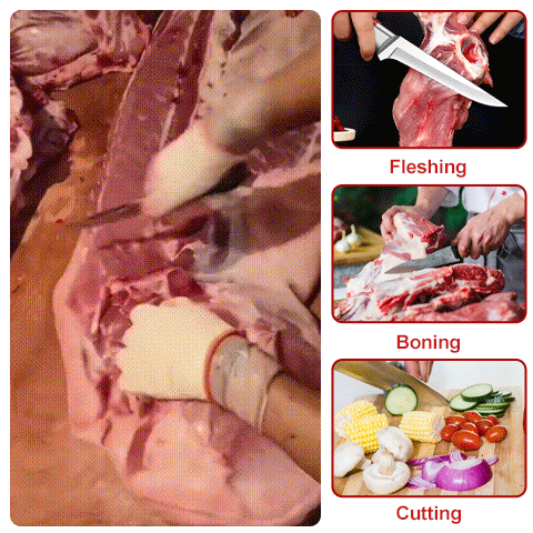 carbon steel butcher knife