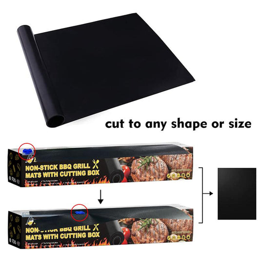 Non-Stick BBQ Grill Mats with cutting box 【HOT SALE-49%OFF🔥】