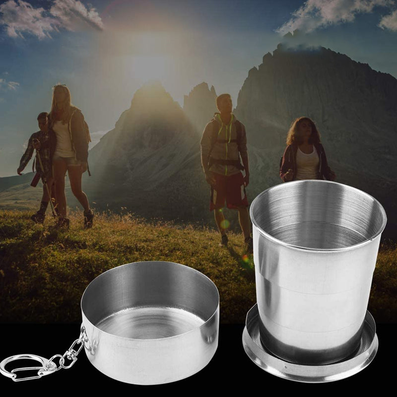 Collapsible mug made of stainless steel【Maha Shivaratri/Holi Offer-40%】