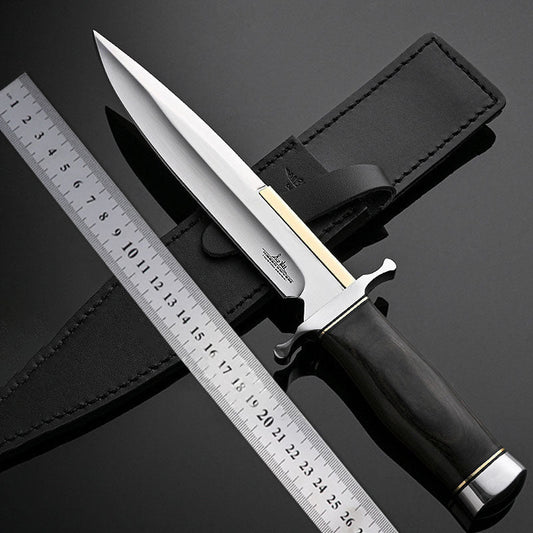 Sharp High Hardness Outdoor Survival Knife Cold Weapon Straight Knife .